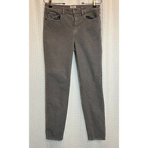 J.Crew Women’s Size 29 Gray Corduroy Lookout High-Rise Skinny Pants P18